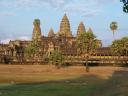 Angkor Wat bei Sonnenuntergang